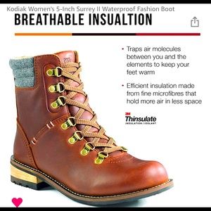 Kodiak Surrey II WATERPROOF LEATHER indestructible Vintage-style boots